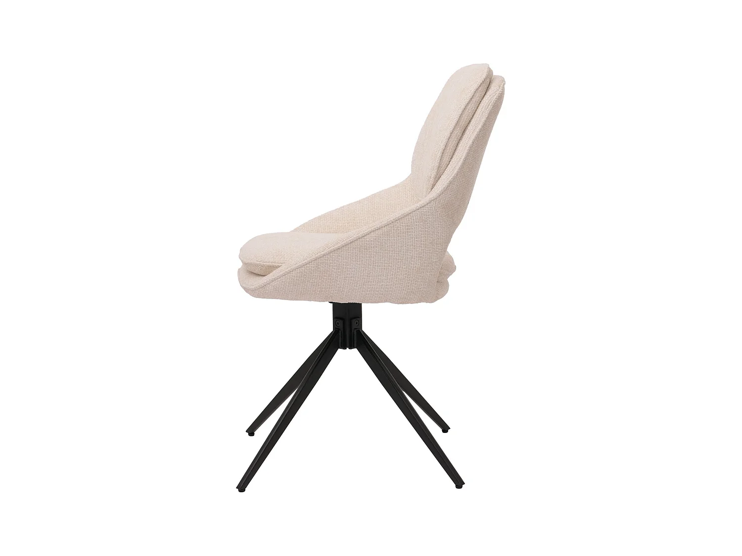 Chaise de salle à manger MCW-N73 (lot de 6),  crème-beige