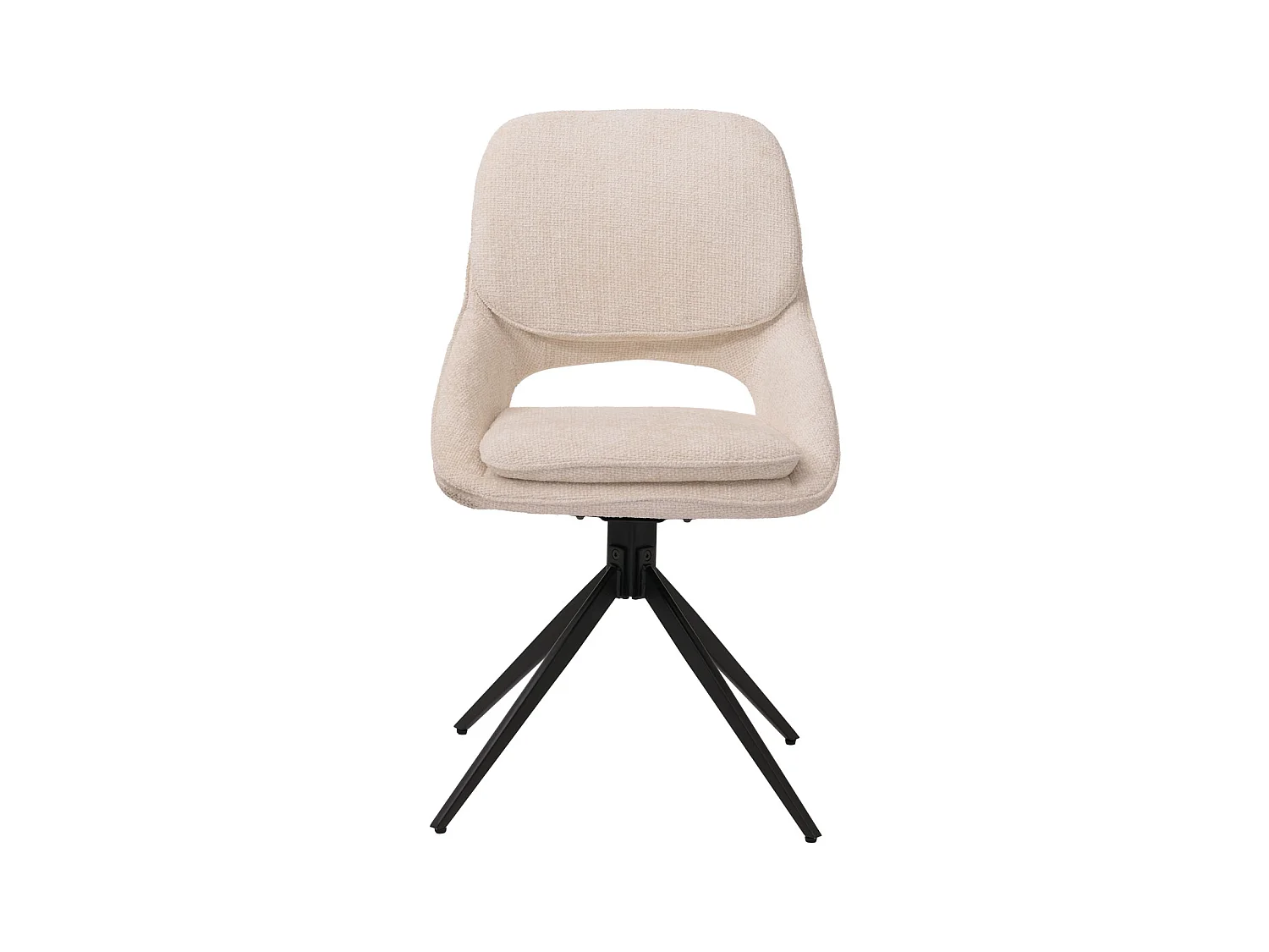 Chaise de salle à manger MCW-N73 (lot de 6),  crème-beige