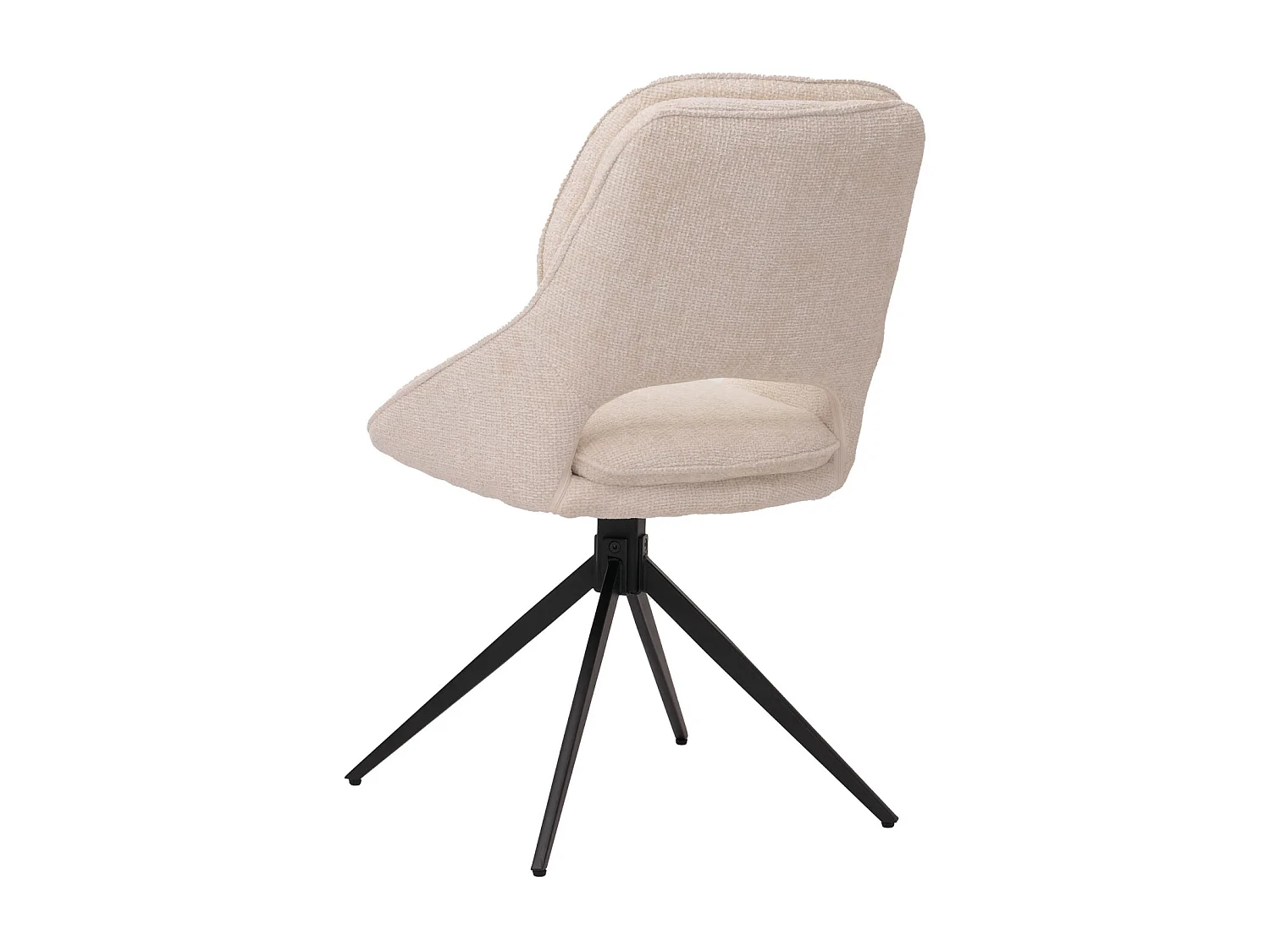 Chaise de salle à manger MCW-N73 (lot de 6),  crème-beige
