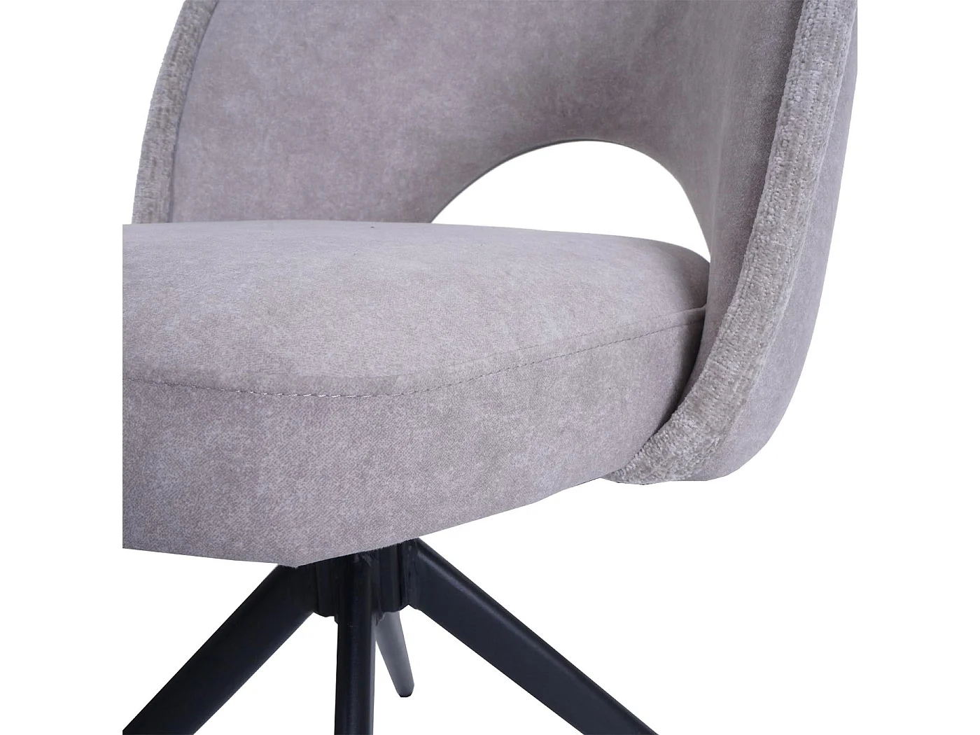 Chaise de salle à manger MCW-N72 (lot de 2),  gris clair