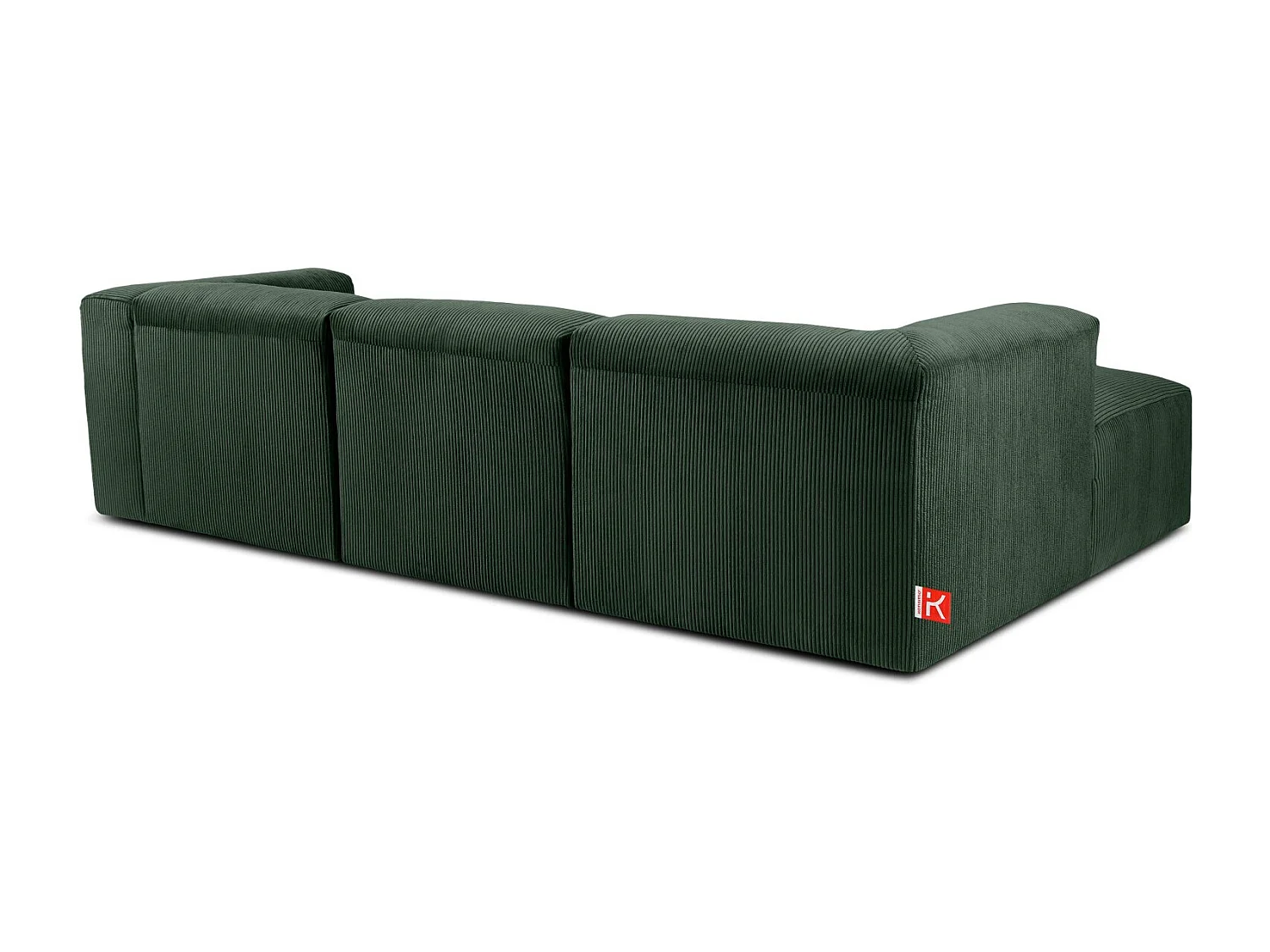 Ecksofa BUFFO 5-Sitzer - Dunkelgrün