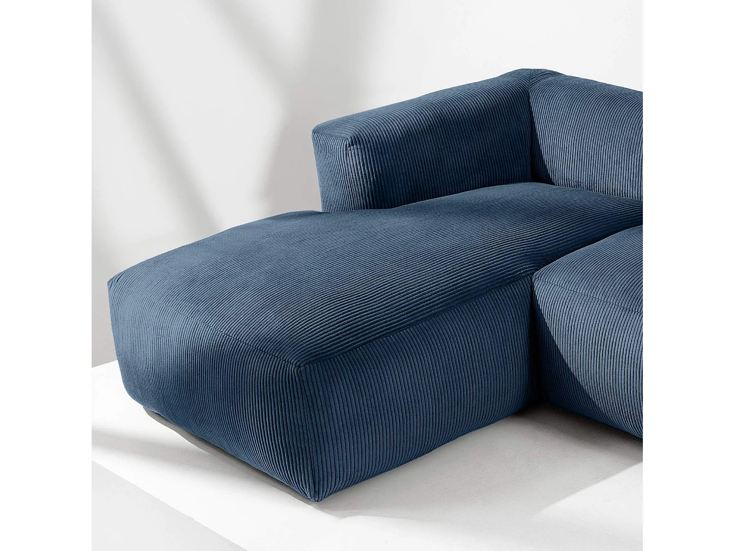 Ecksofa BUFFO 5-Sitzer - Nachtblau