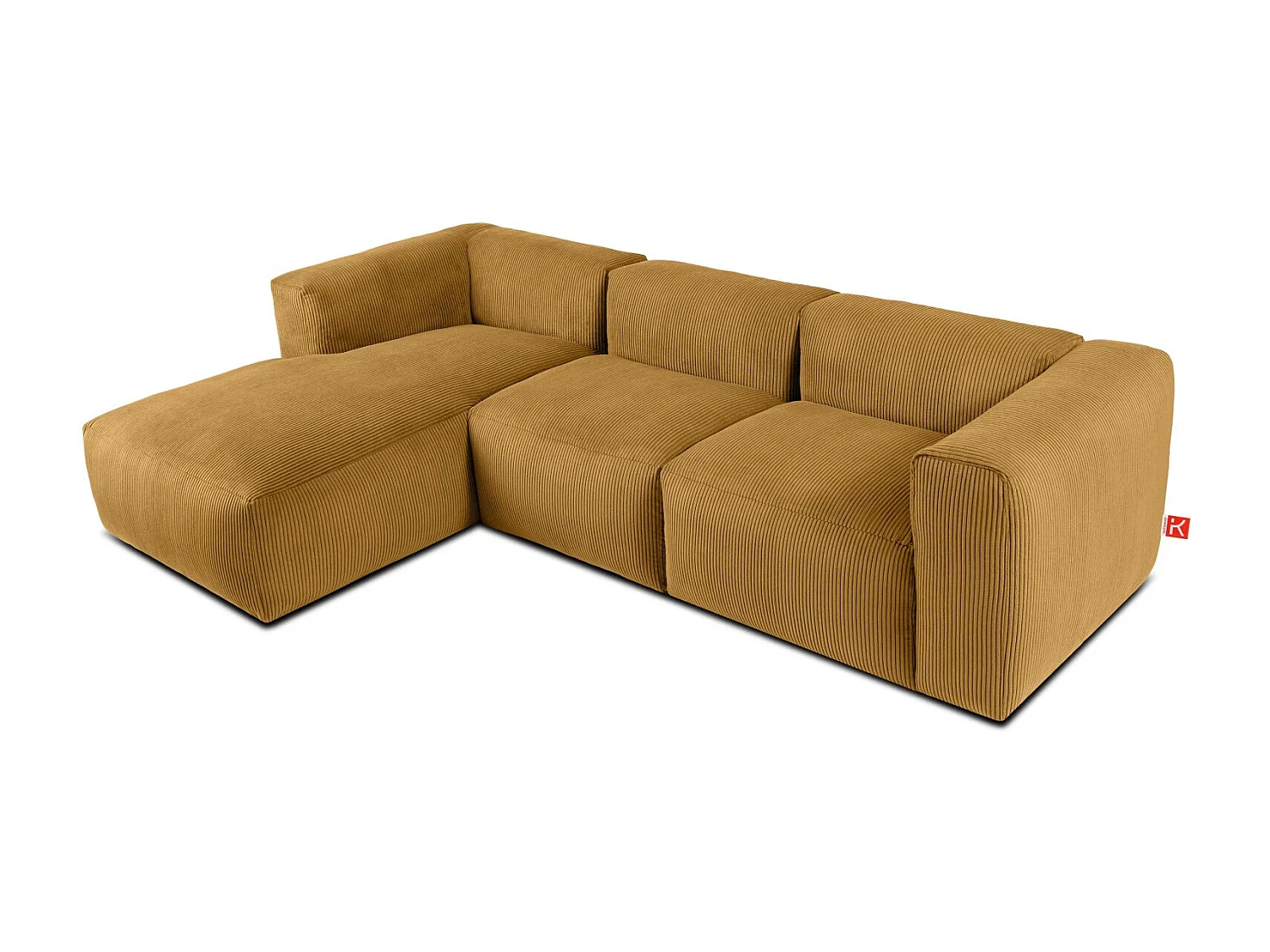 Ecksofa BUFFO 5-Sitzer - Gelb