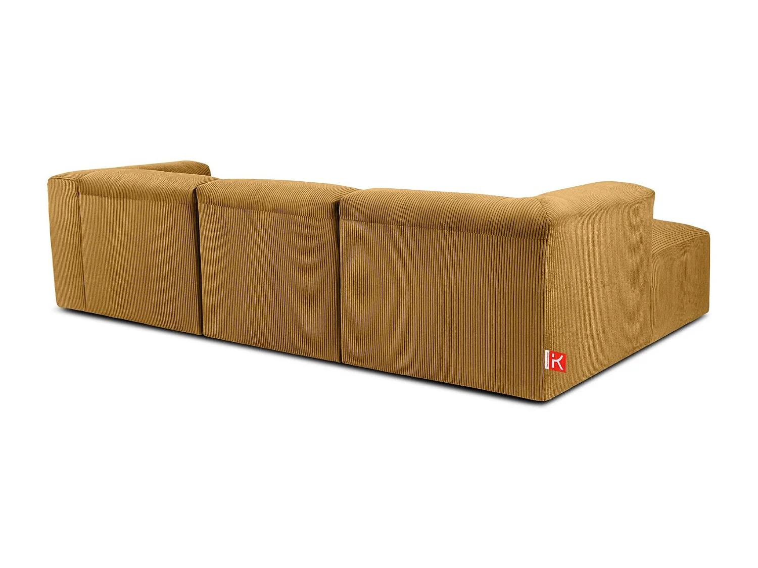 Ecksofa BUFFO 5-Sitzer - Gelb