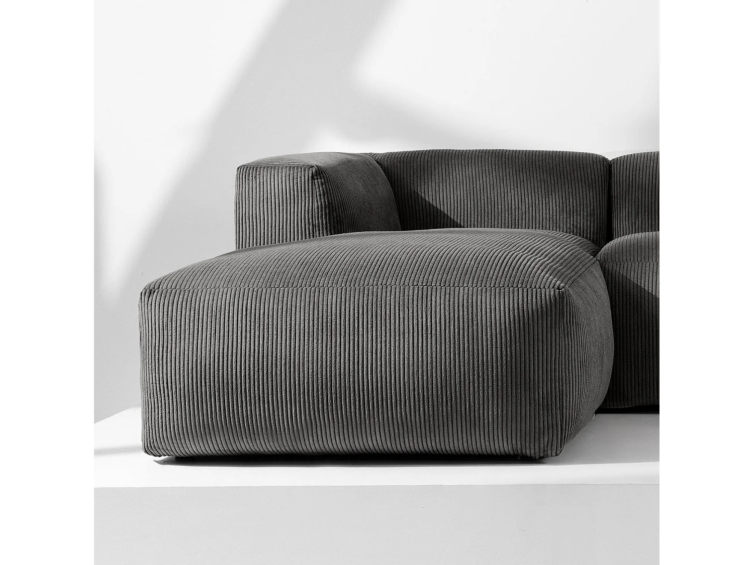 Ecksofa BUFFO 4-Sitzer - Grau