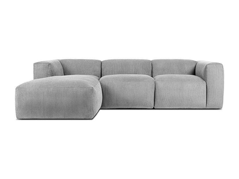 Ecksofa BUFFO 5-Sitzer - Hellgrau