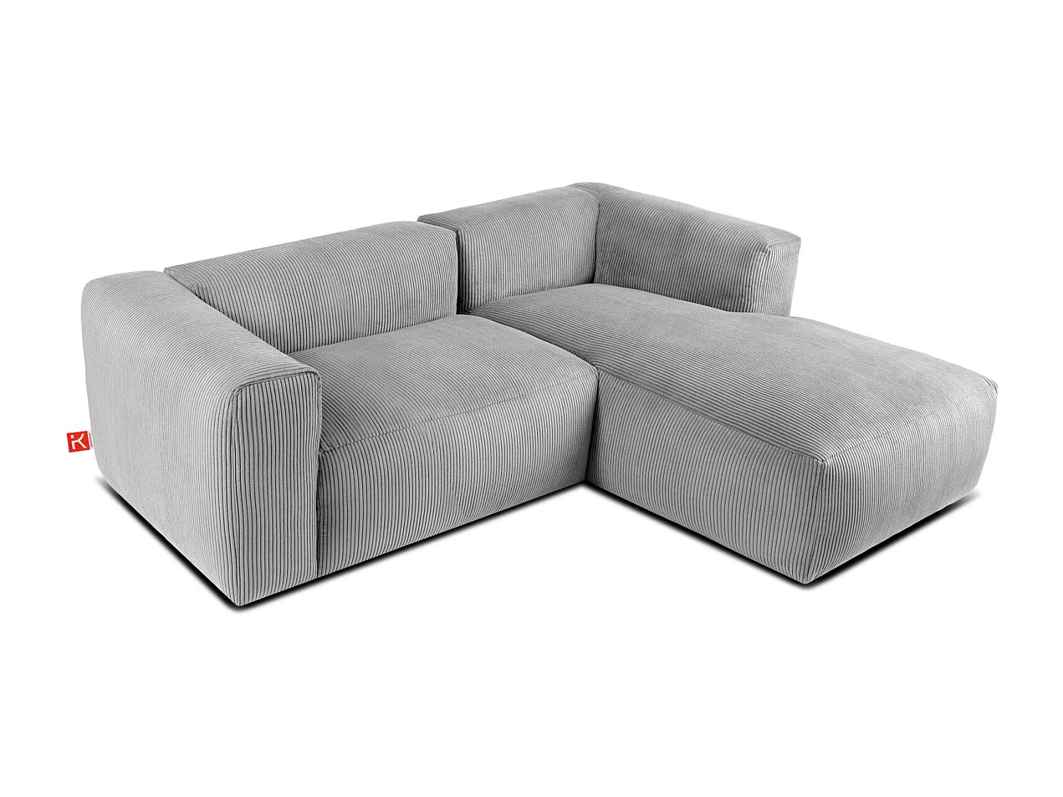 Ecksofa BUFFO 4-Sitzer - Hellgrau