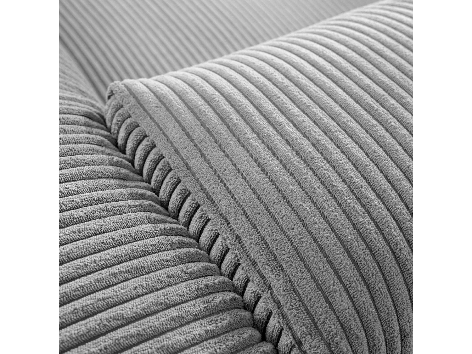 Ecksofa BUFFO 4-Sitzer - Hellgrau