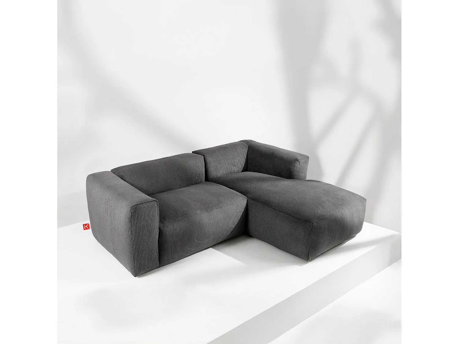 Ecksofa BUFFO 4-Sitzer - Grau