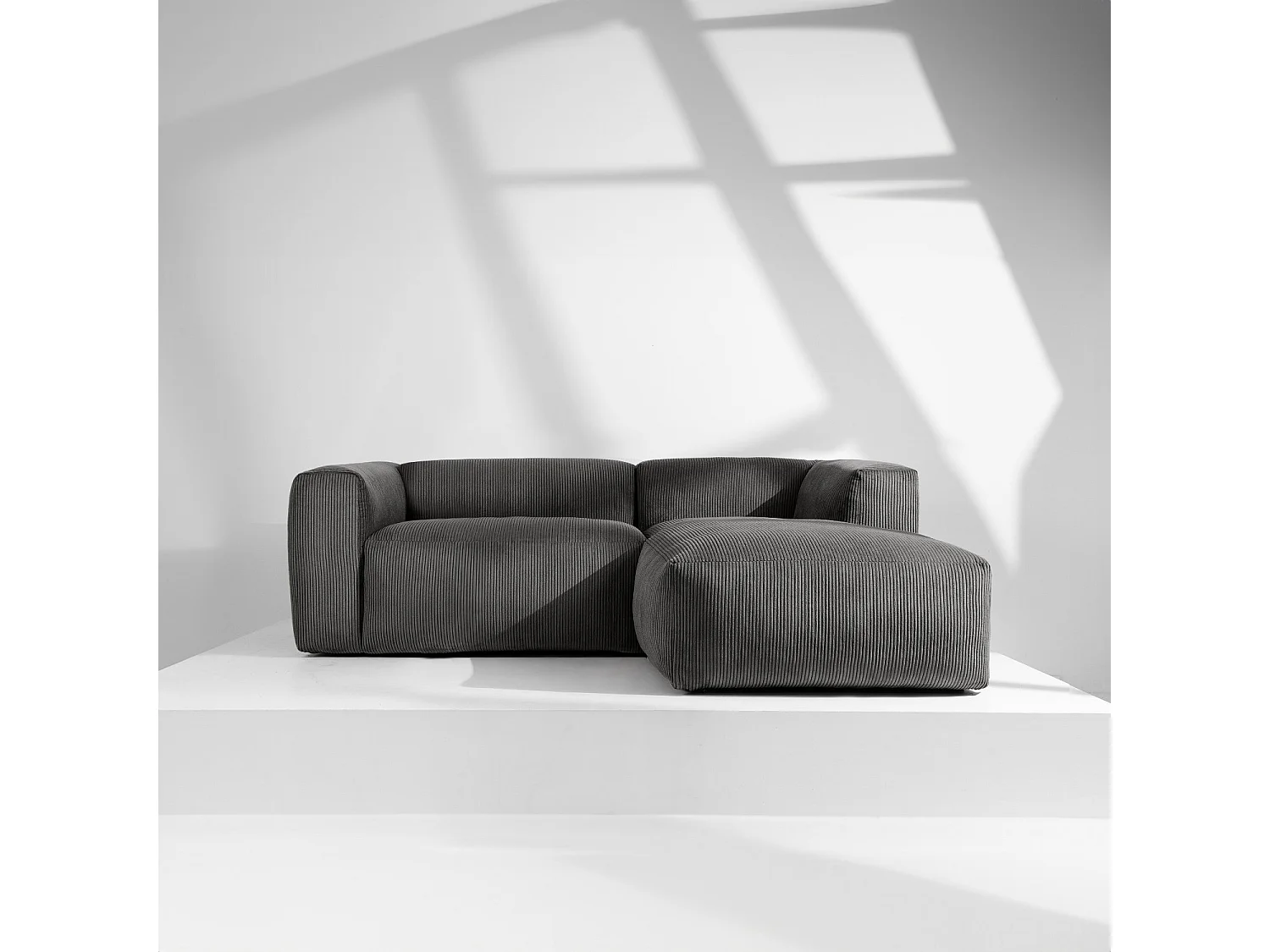 Ecksofa BUFFO 4-Sitzer - Grau