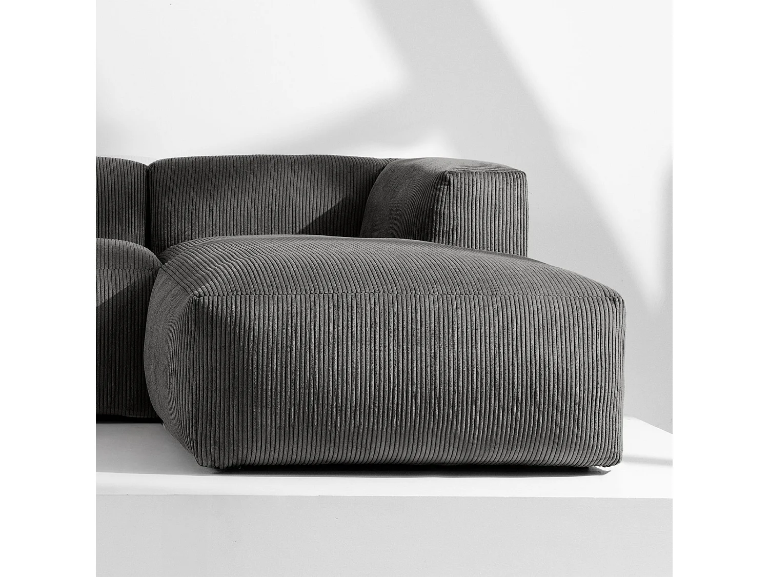 Ecksofa BUFFO 4-Sitzer - Grau