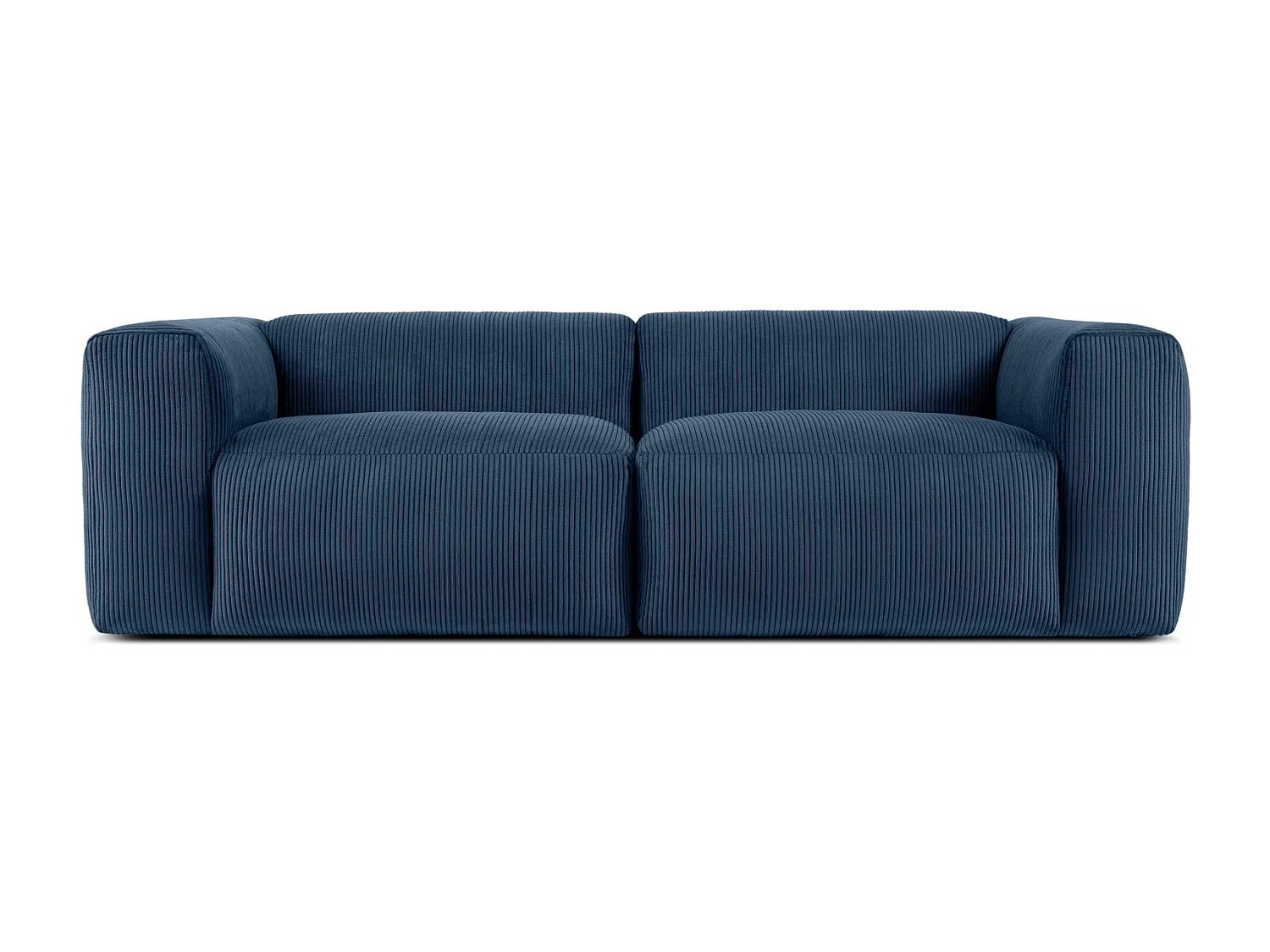 Einzelsofa - modular - 4-sitzer - Nachtblau