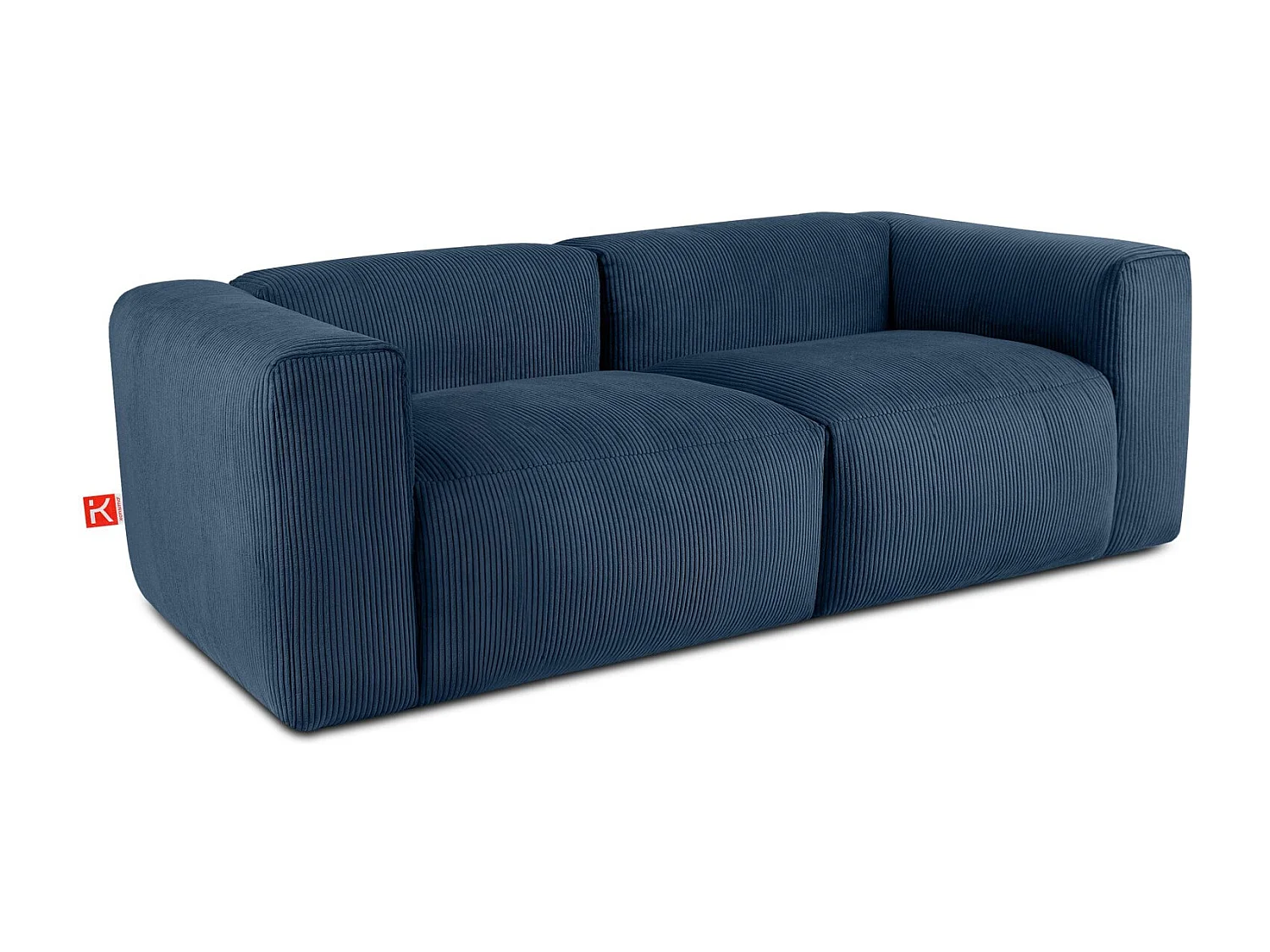 Einzelsofa - modular - 4-sitzer - Nachtblau