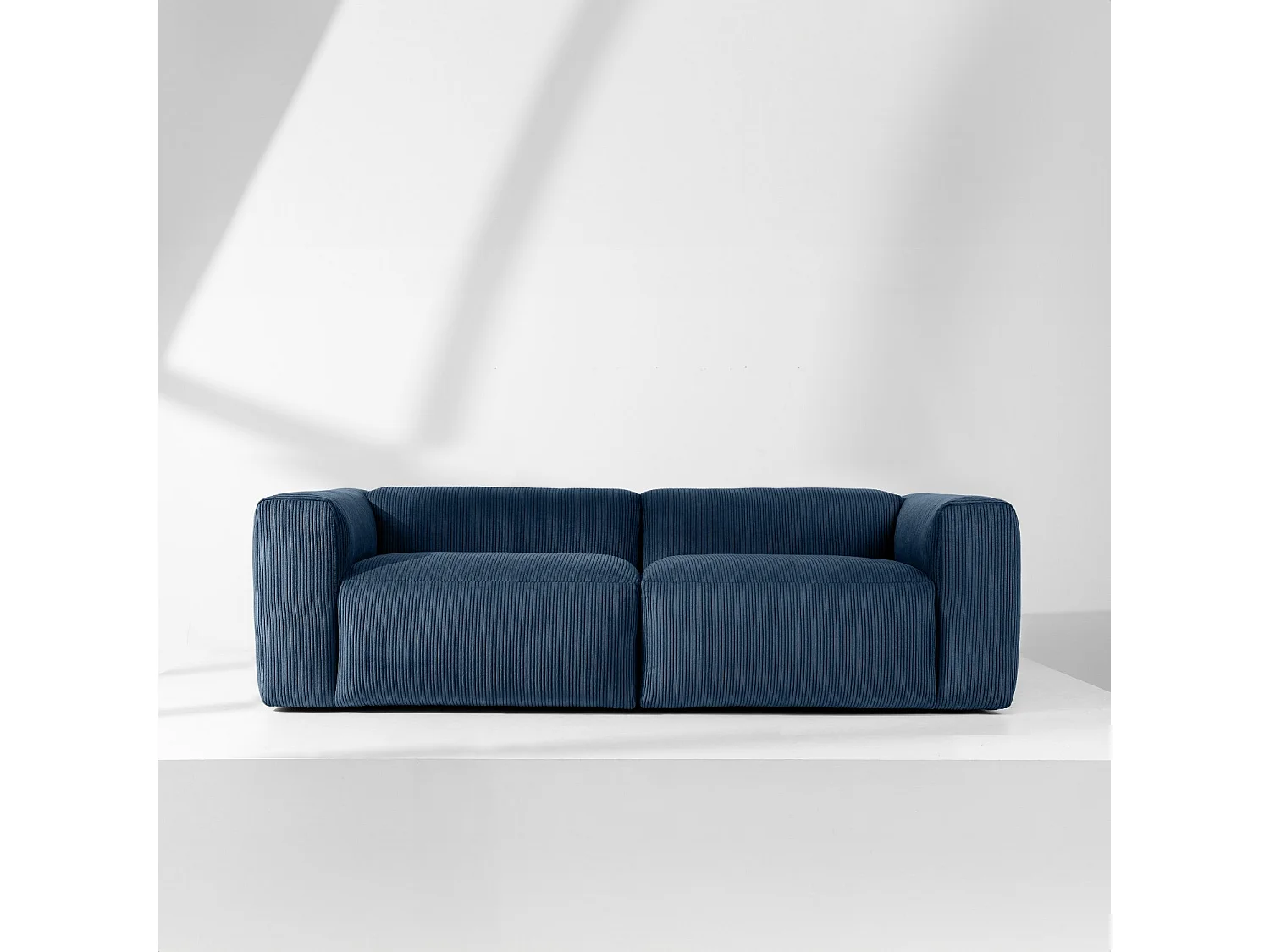 Einzelsofa - modular - 4-sitzer - Nachtblau