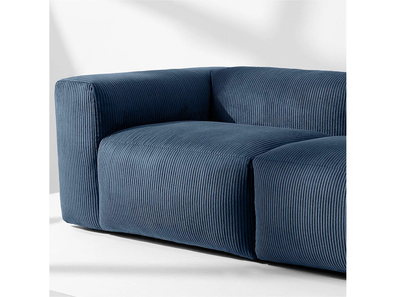 Einzelsofa - modular - 4-sitzer - Nachtblau