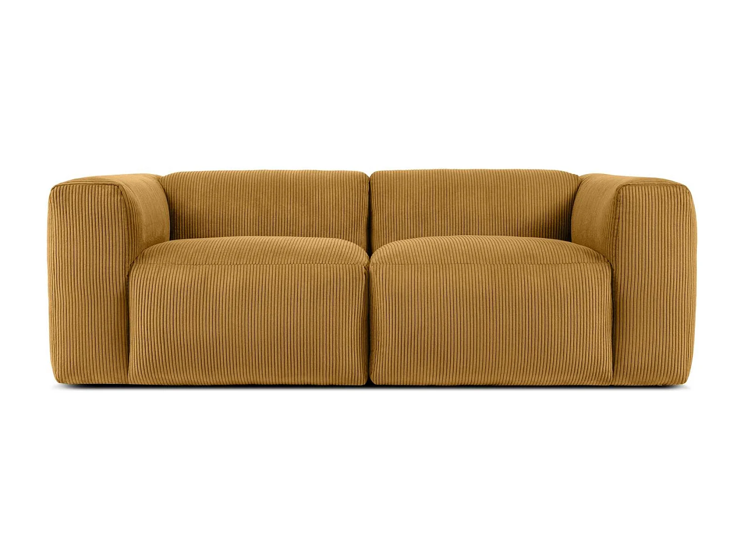 Einzelsofa - modular - 3-sitzer - Gelb