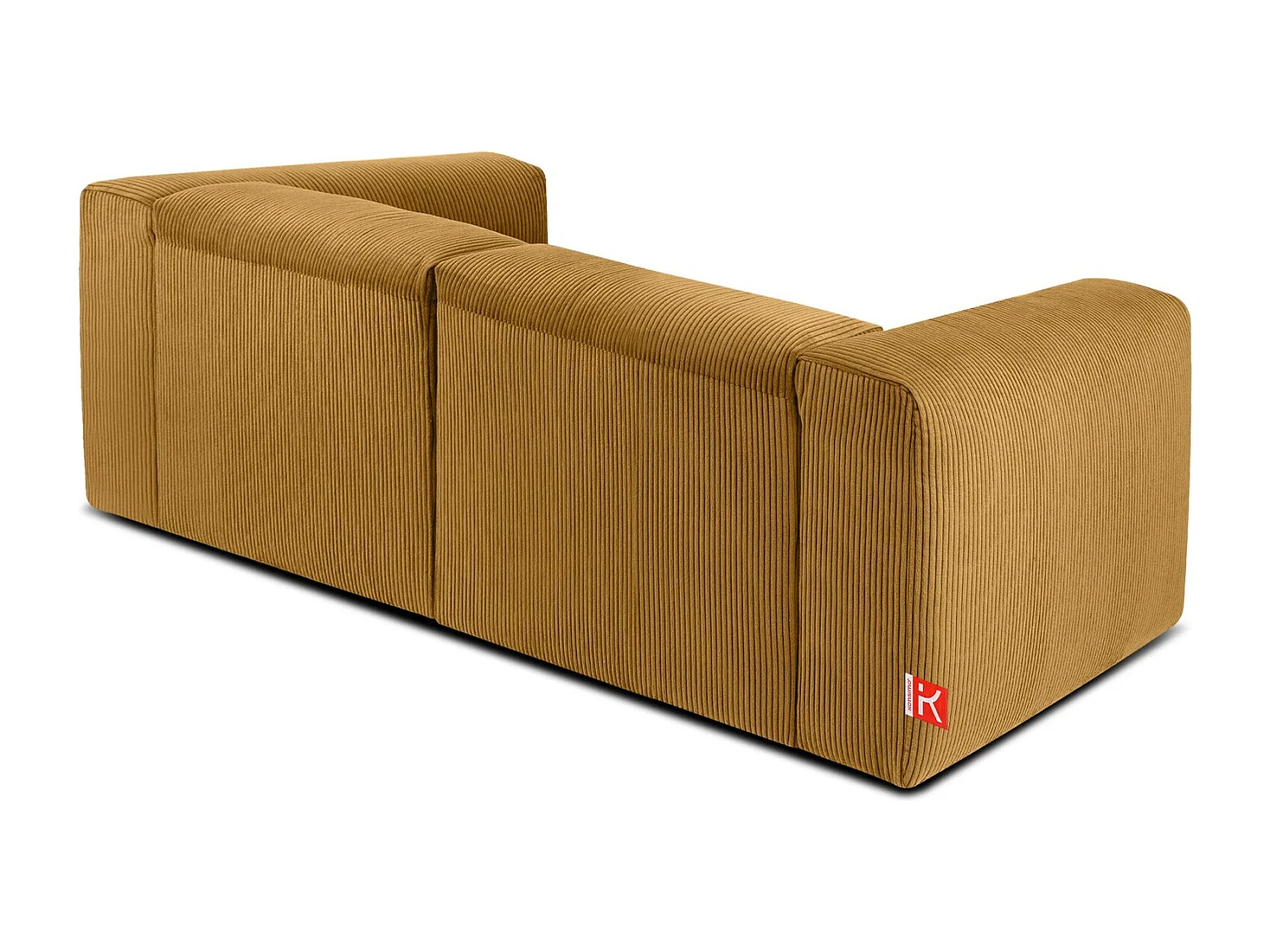 Einzelsofa - modular - 3-sitzer - Gelb