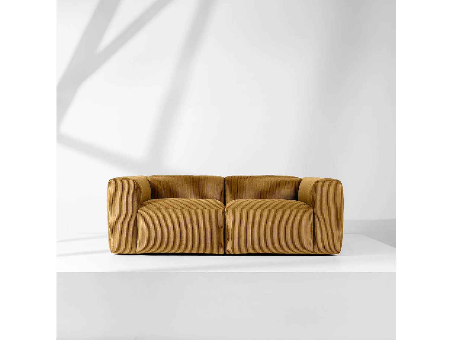 Einzelsofa - modular - 3-sitzer - Gelb