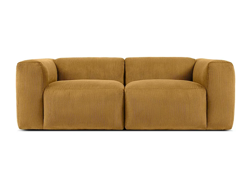 Einzelsofa - modular - 3-sitzer - Gelb