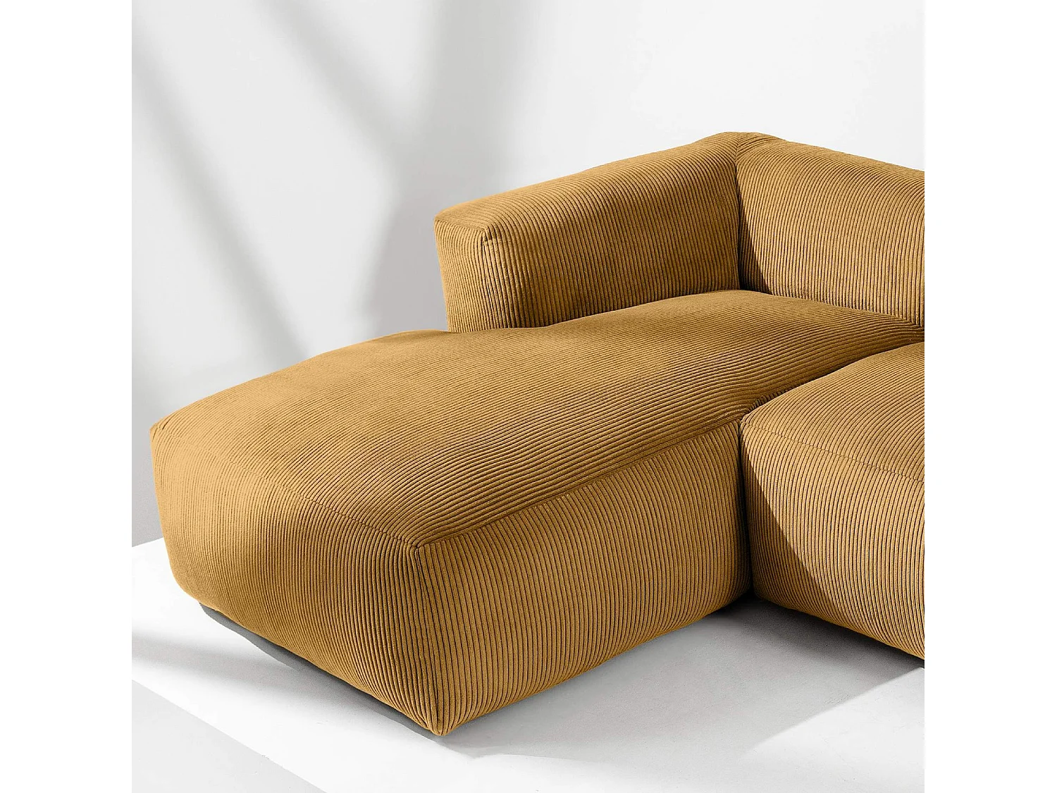 Ecksofa BUFFO 6-Sitzer - Gelb