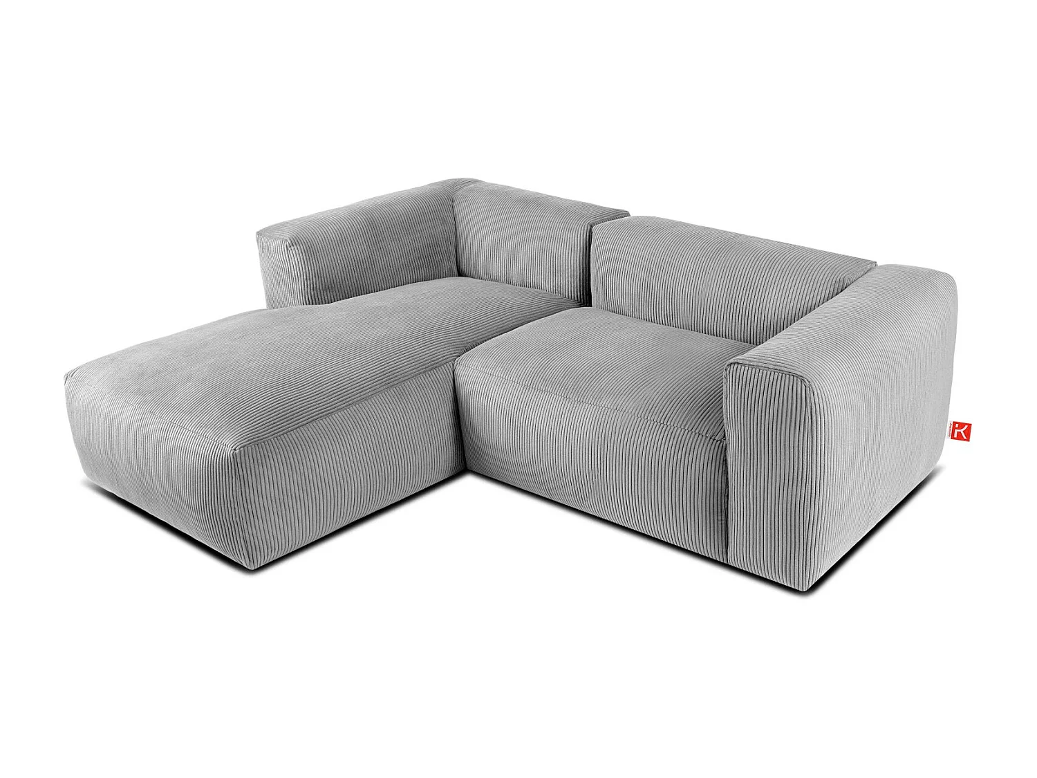 Ecksofa BUFFO 4-Sitzer - Hellgrau