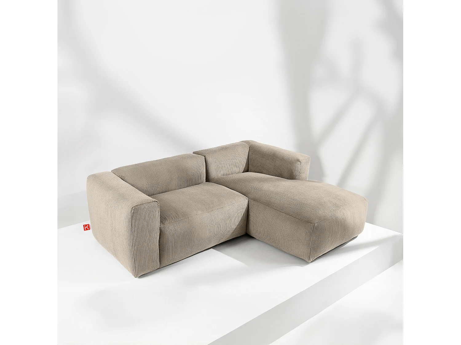 Ecksofa BUFFO 4-Sitzer - Beige