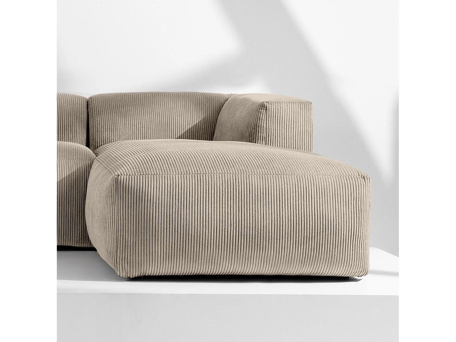 Ecksofa BUFFO 4-Sitzer - Beige