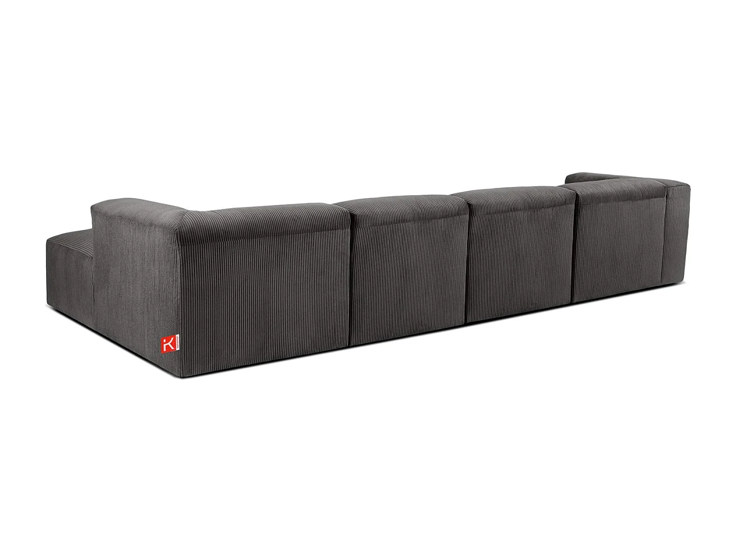 Ecksofa BUFFO 6-Sitzer - Grau