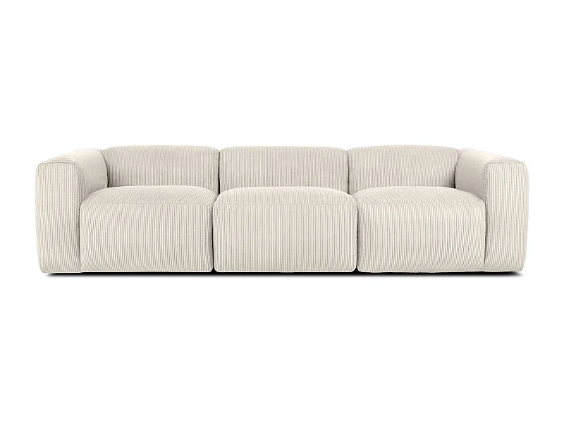 Einzelsofa - modular - 5-sitzer - Creme