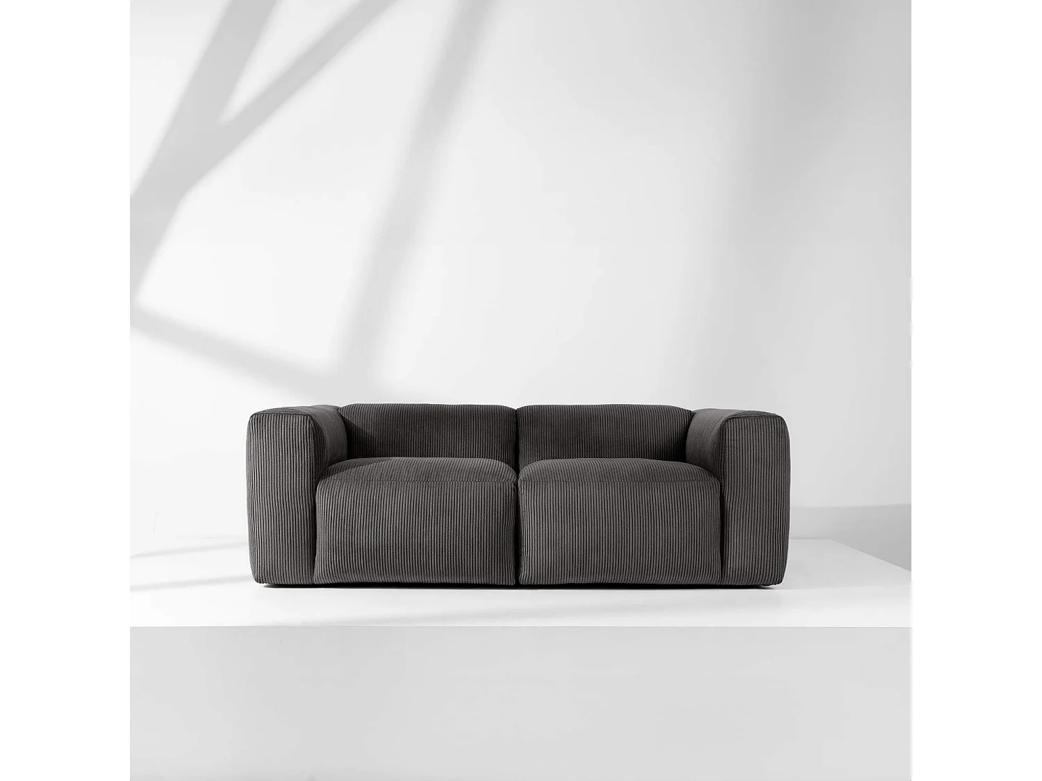 Einzelsofa - modular - 3-sitzer - Grau