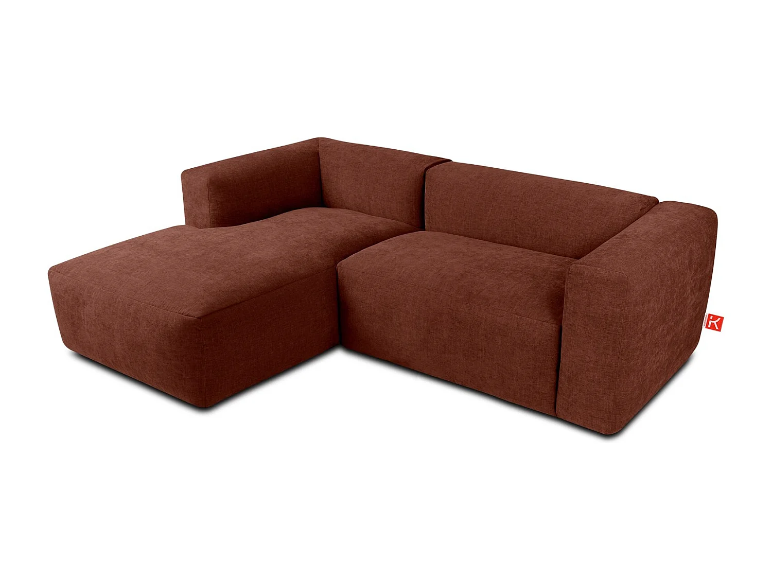 Ecksofa BUFFO 4-Sitzer - Orange