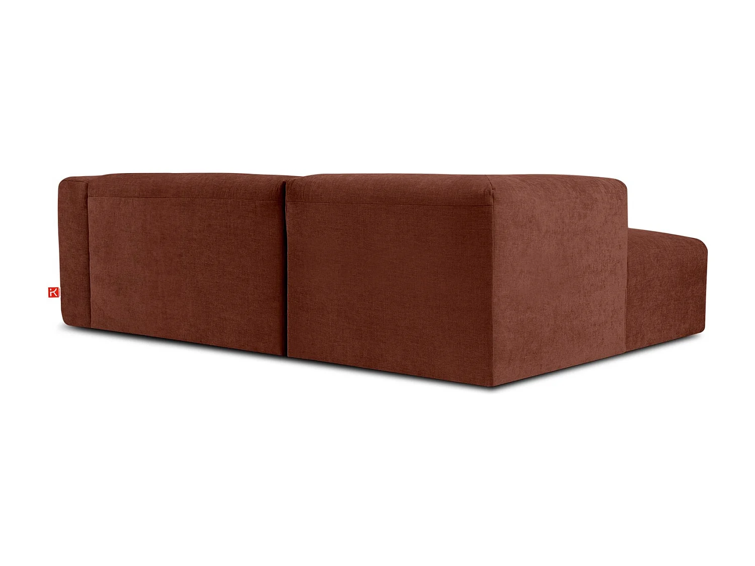 Ecksofa BUFFO 4-Sitzer - Orange