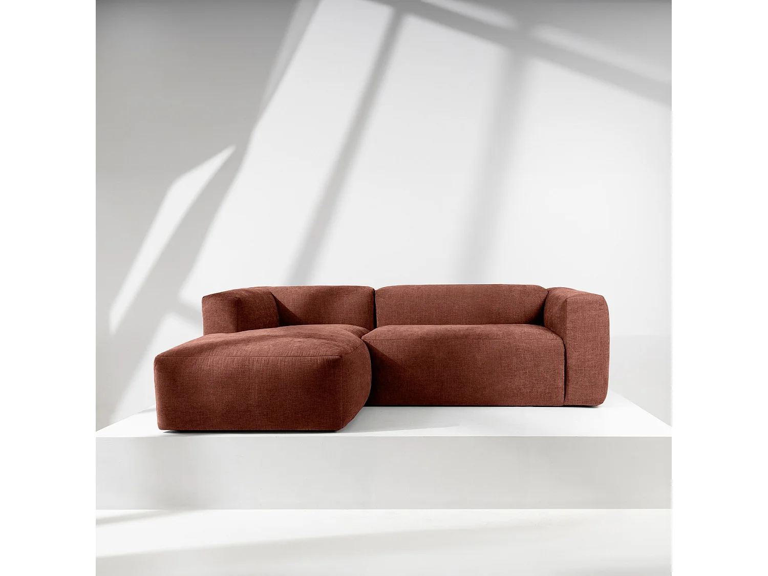 Ecksofa BUFFO 4-Sitzer - Orange