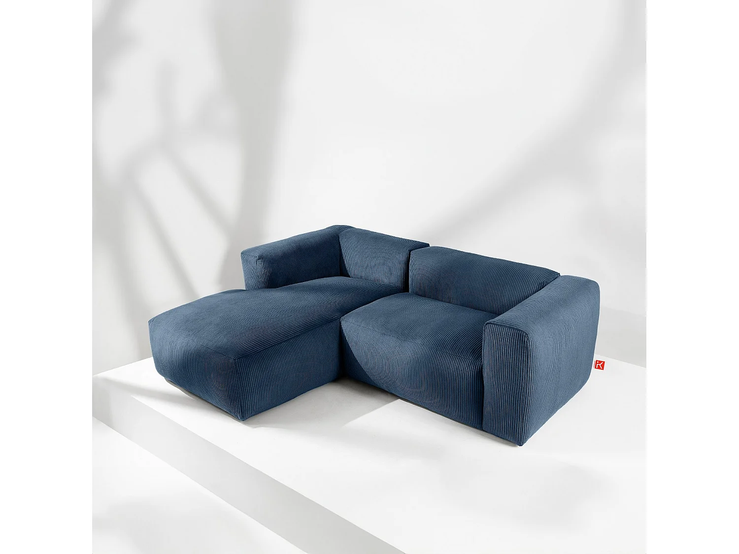 Ecksofa BUFFO 4-Sitzer - Nachtblau