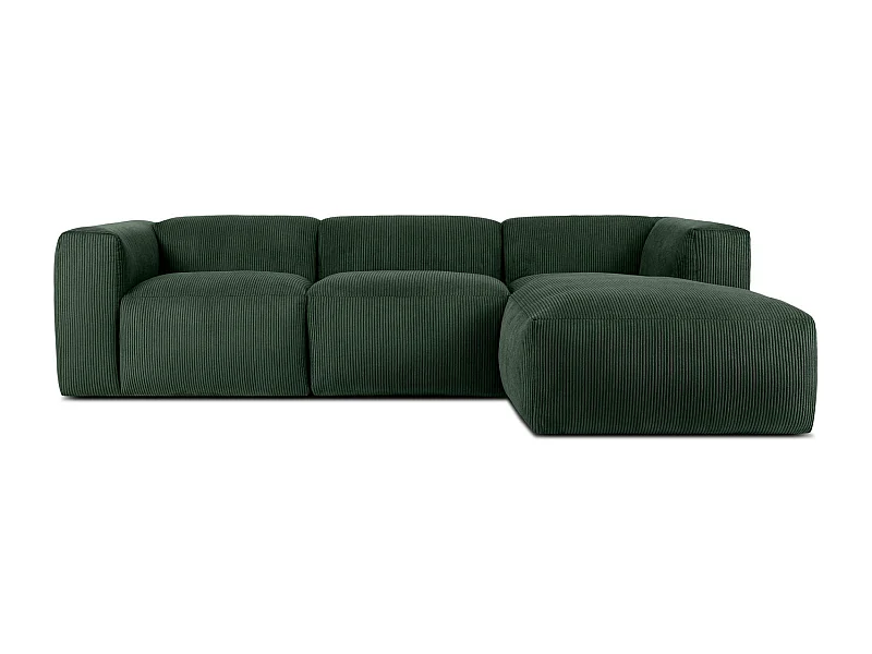 Ecksofa BUFFO 5-Sitzer - Dunkelgrün