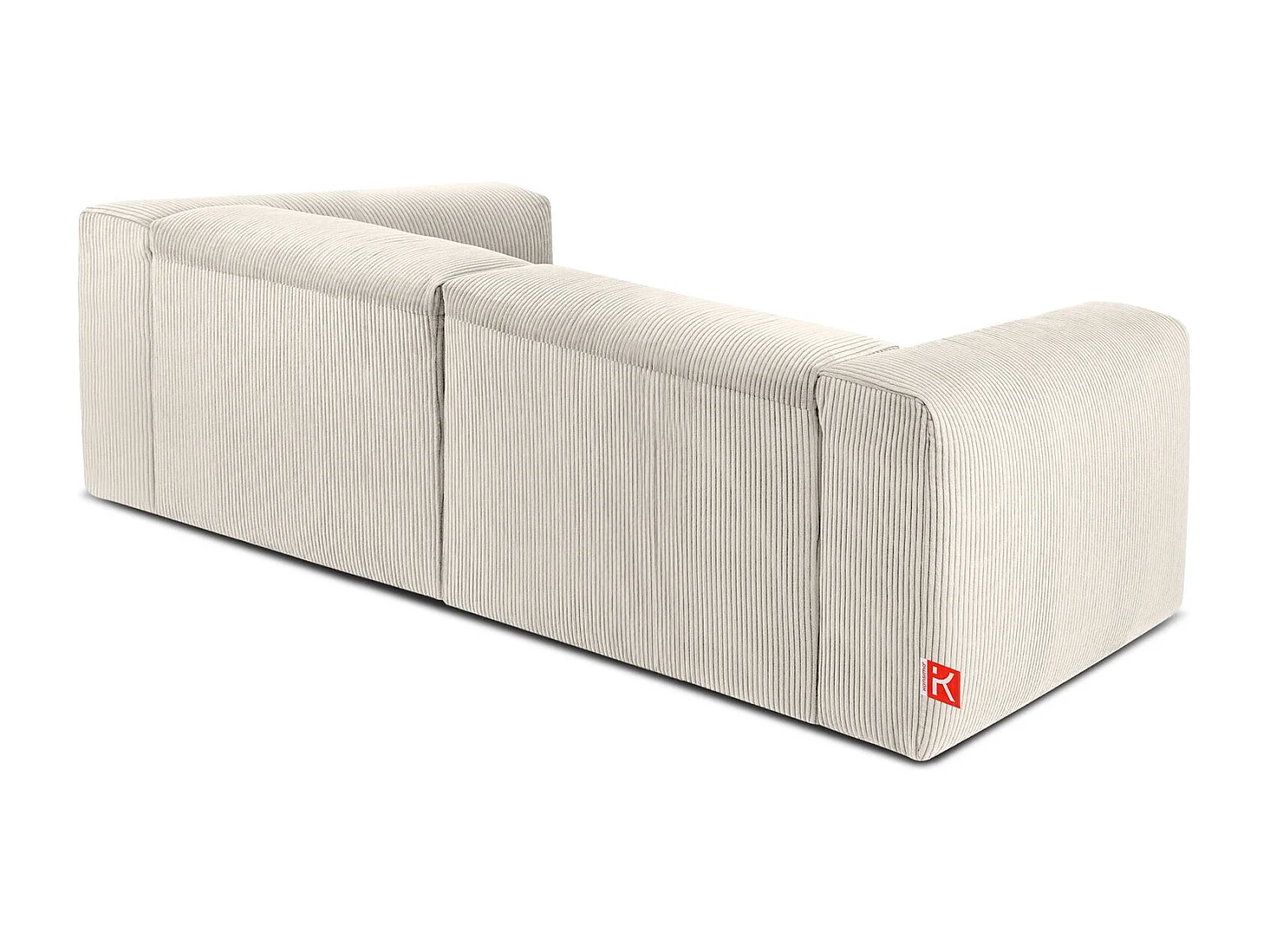 Einzelsofa - modular - 4-sitzer - Creme