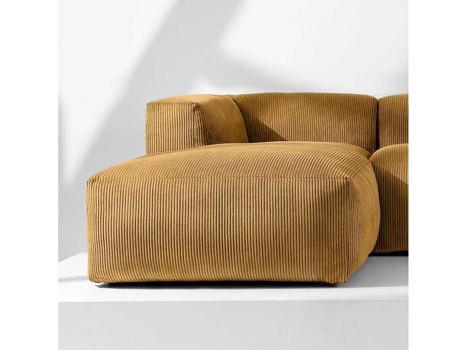 Ecksofa BUFFO 4-Sitzer - Gelb