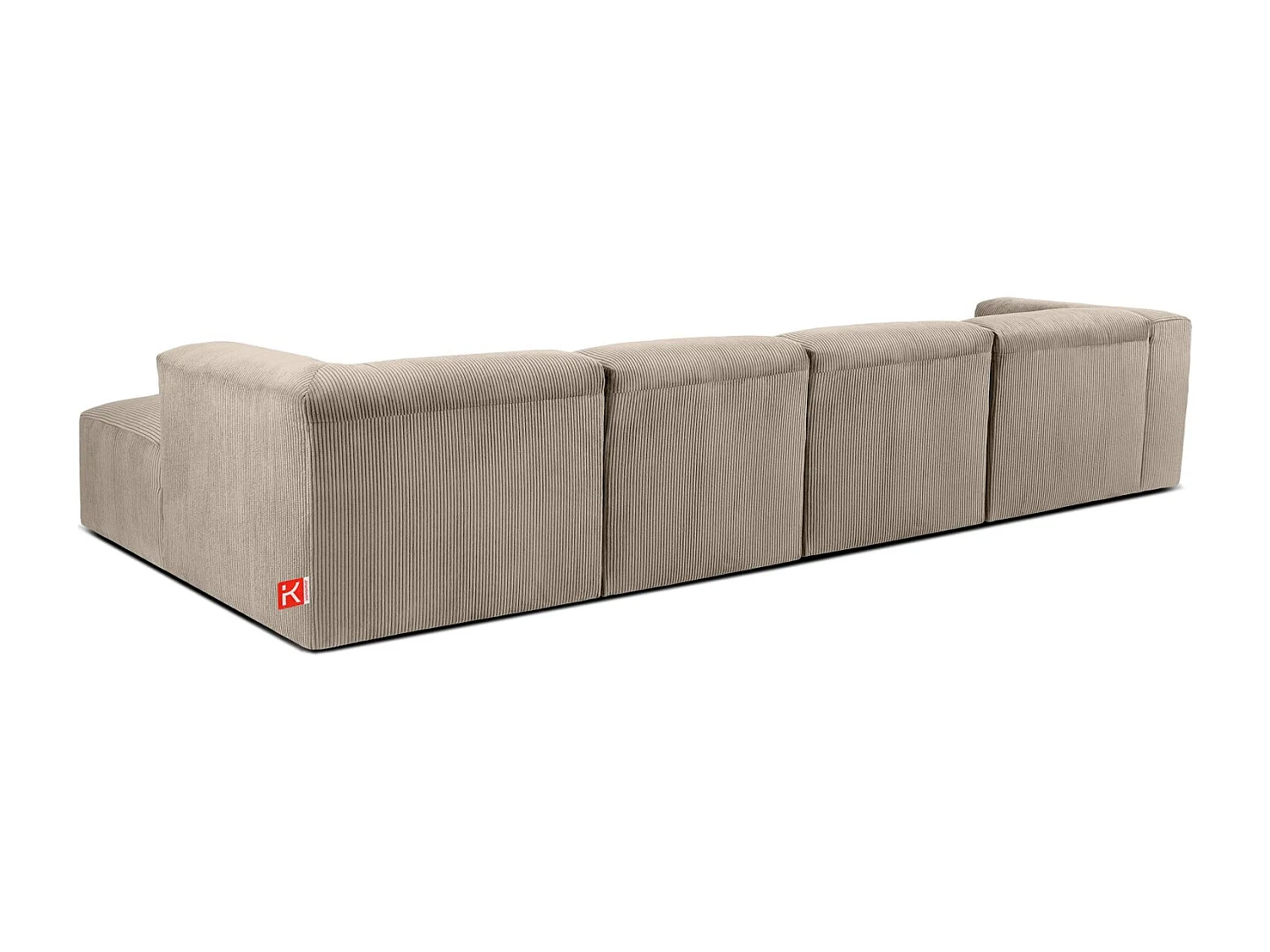 Ecksofa BUFFO 6-Sitzer - Beige