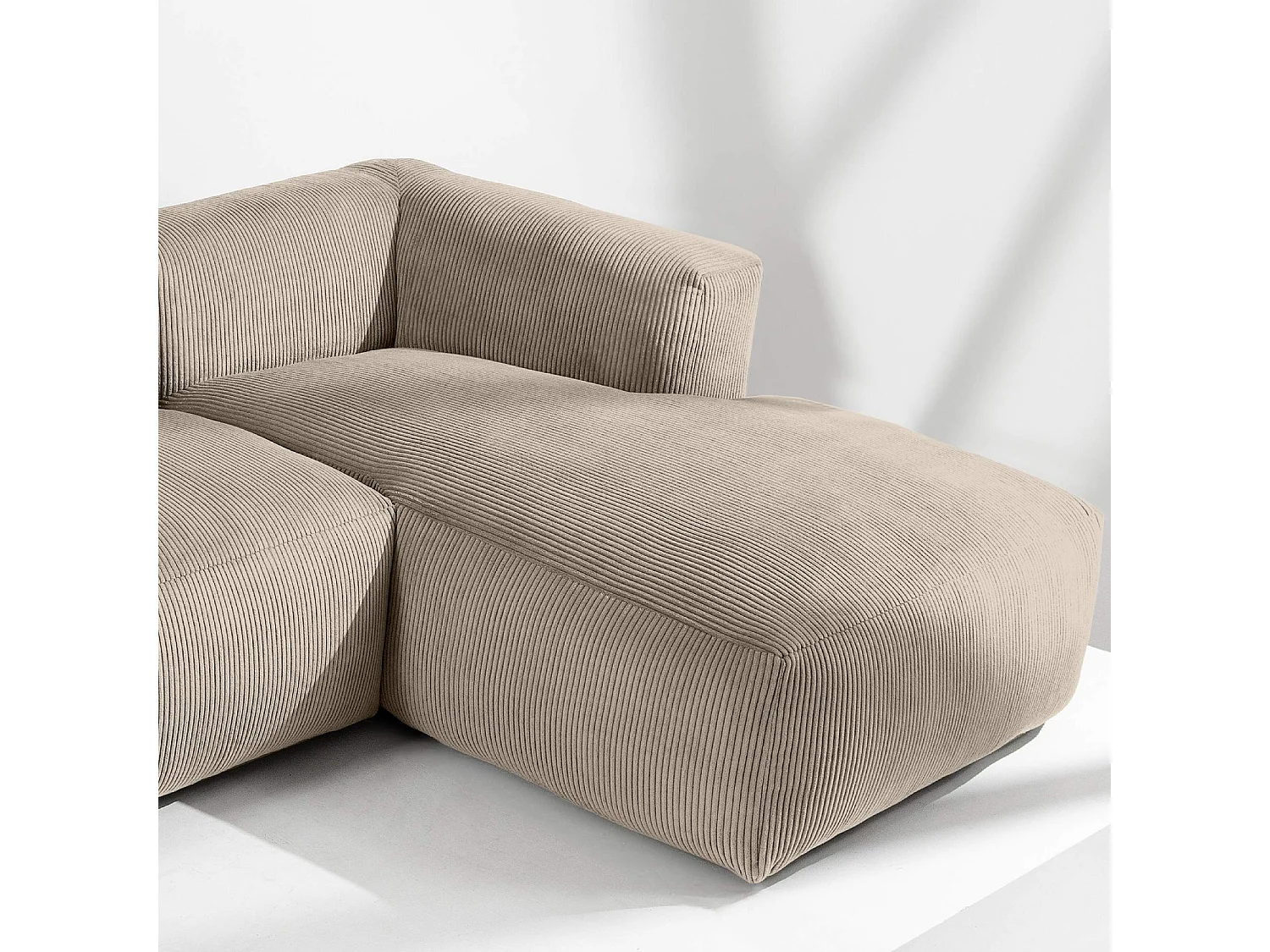 Ecksofa BUFFO 6-Sitzer - Beige