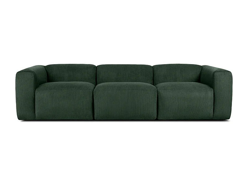 Einzelsofa - modular - 5-sitzer - Dunkelgrün