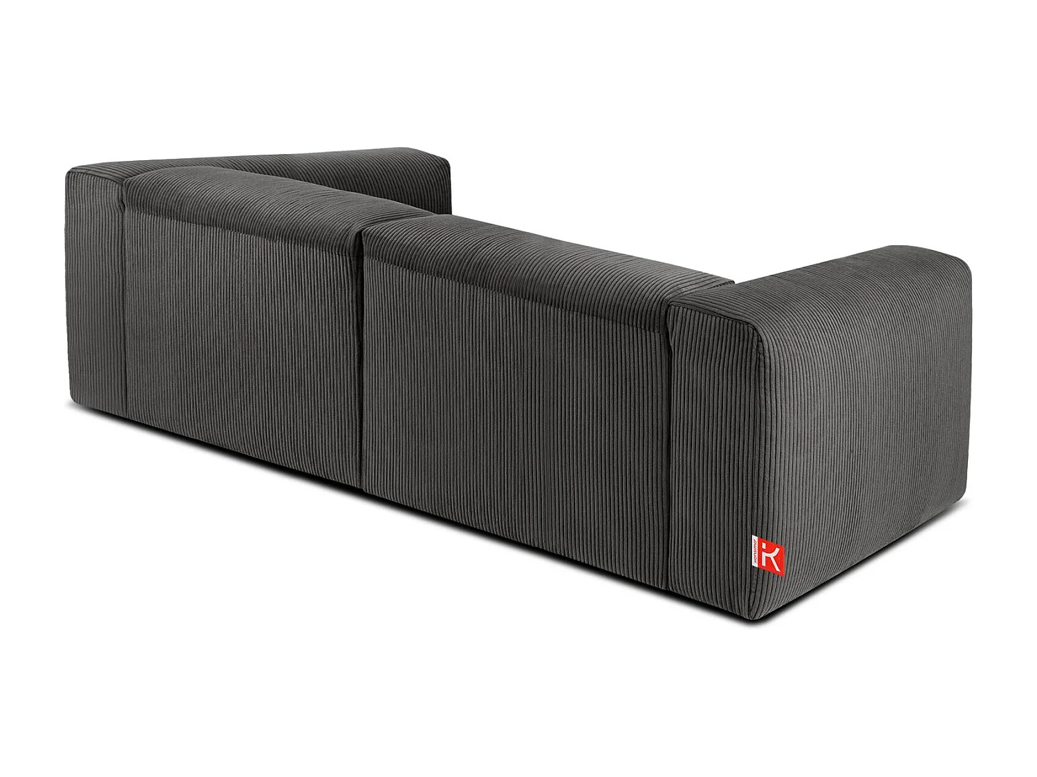 Einzelsofa - modular - 4-sitzer - Grau