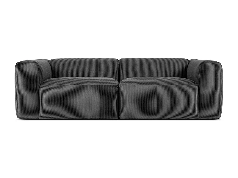 Einzelsofa - modular - 4-sitzer - Grau