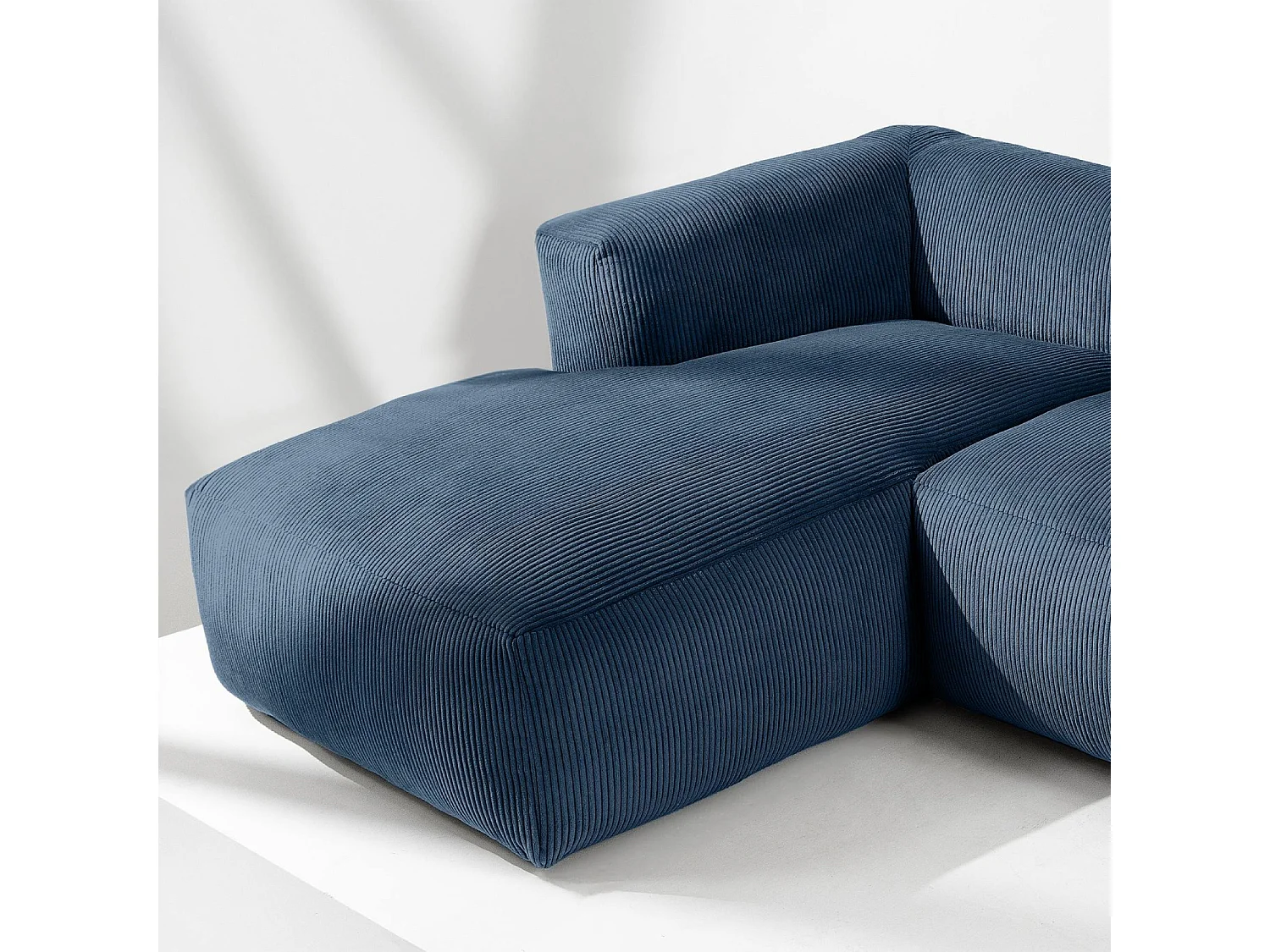 Ecksofa BUFFO 6-Sitzer - Nachtblau