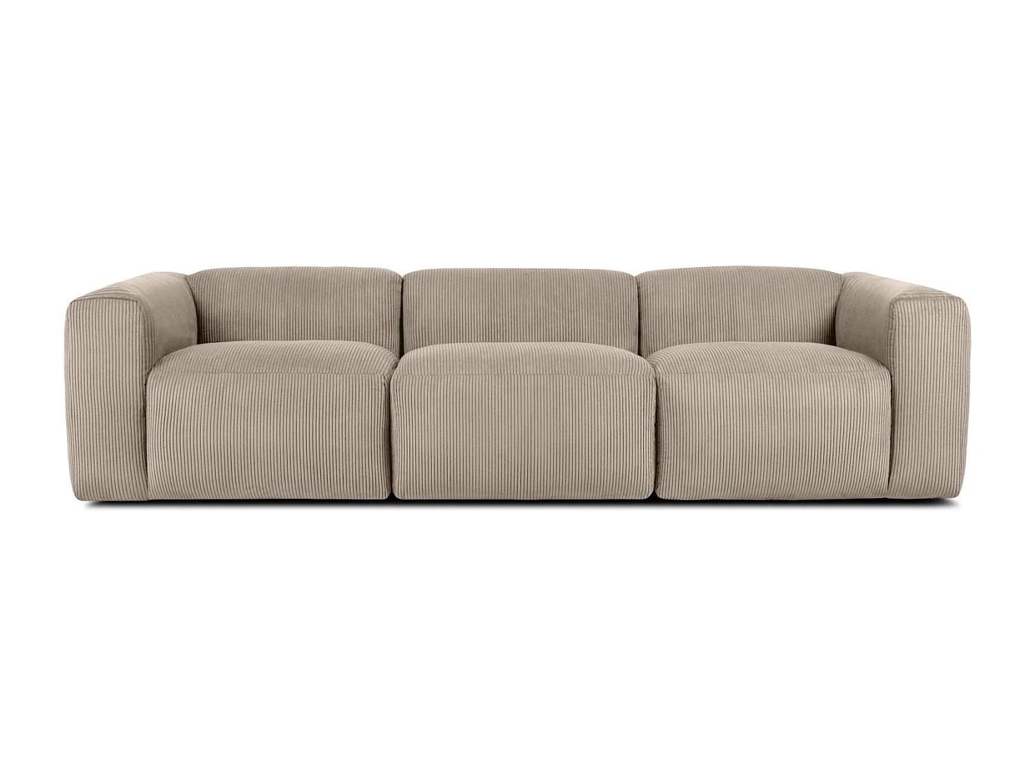 Einzelsofa - modular - 5-sitzer - Beige
