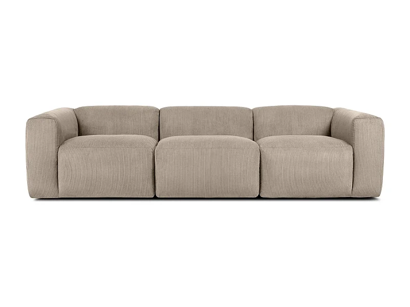 Einzelsofa - modular - 5-sitzer - Beige
