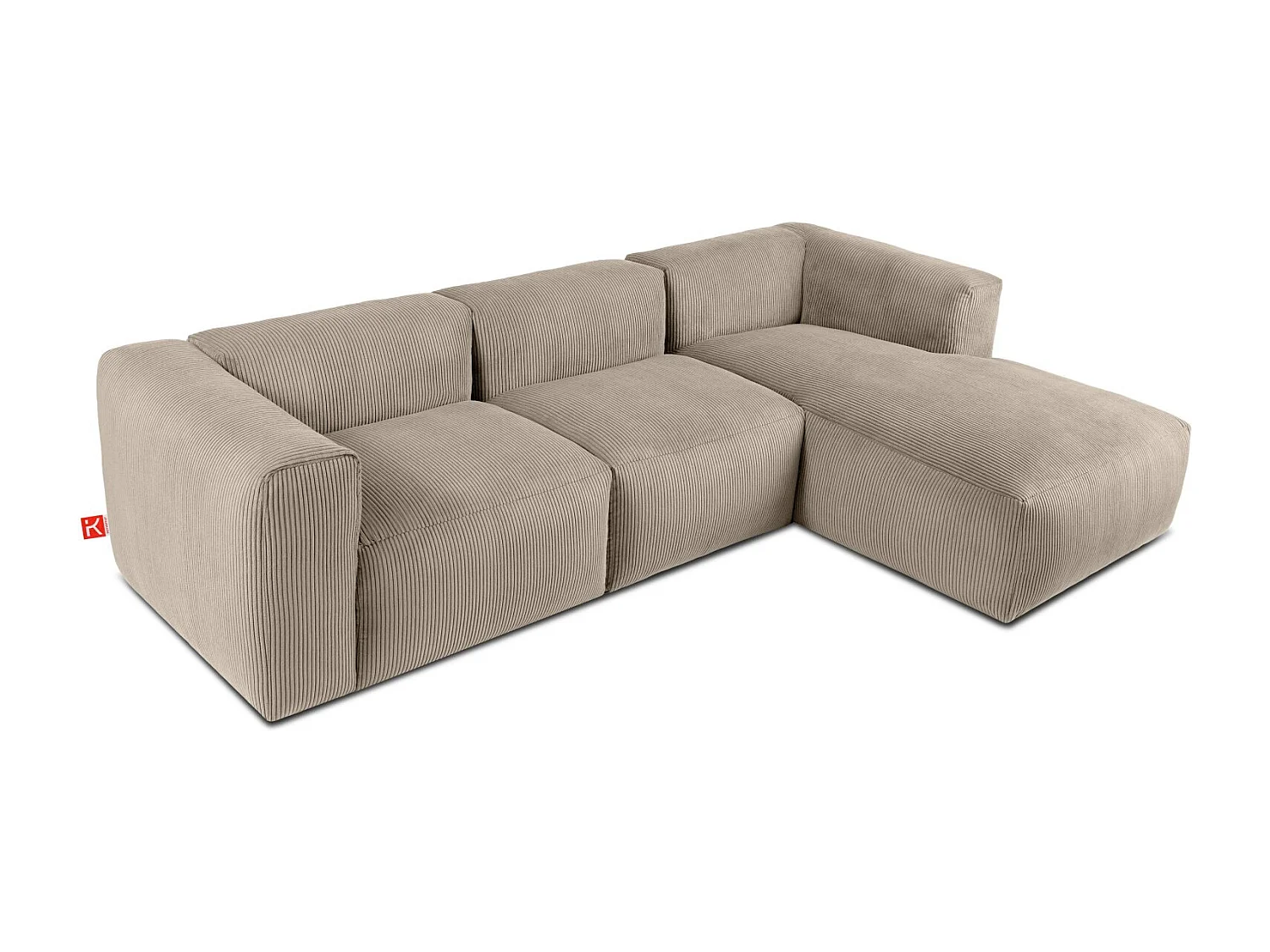 Ecksofa BUFFO 5-Sitzer - Beige