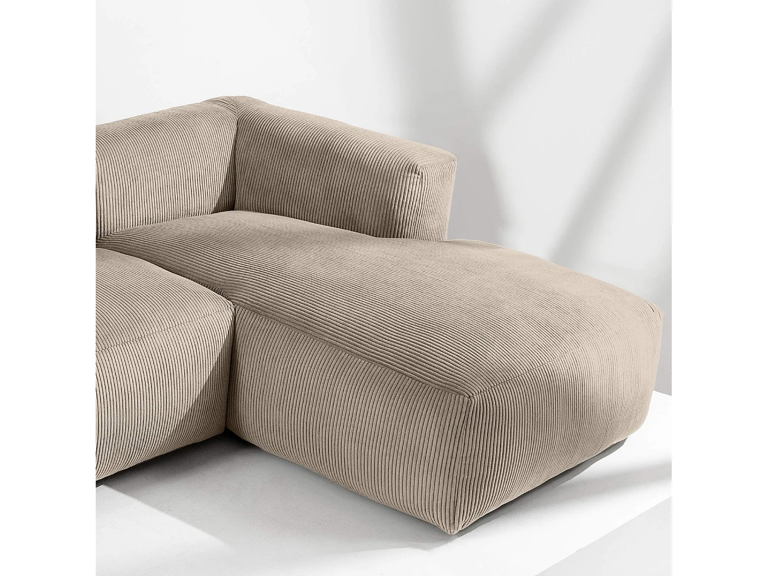 Ecksofa BUFFO 5-Sitzer - Beige