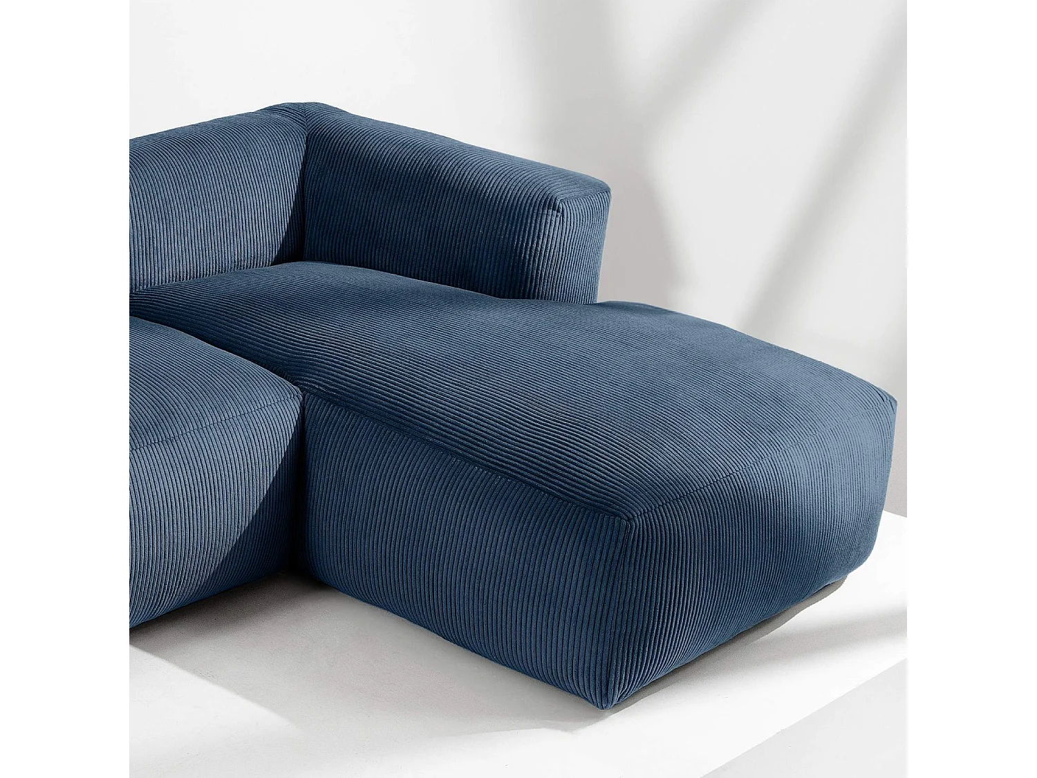 Ecksofa BUFFO 6-Sitzer - Nachtblau