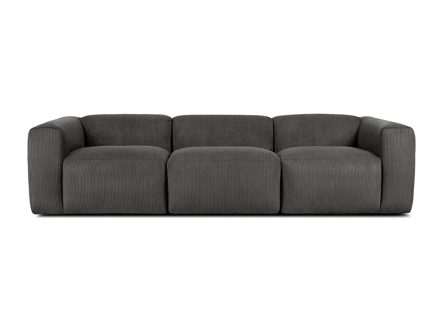 Einzelsofa - modular - 5-sitzer - Grau