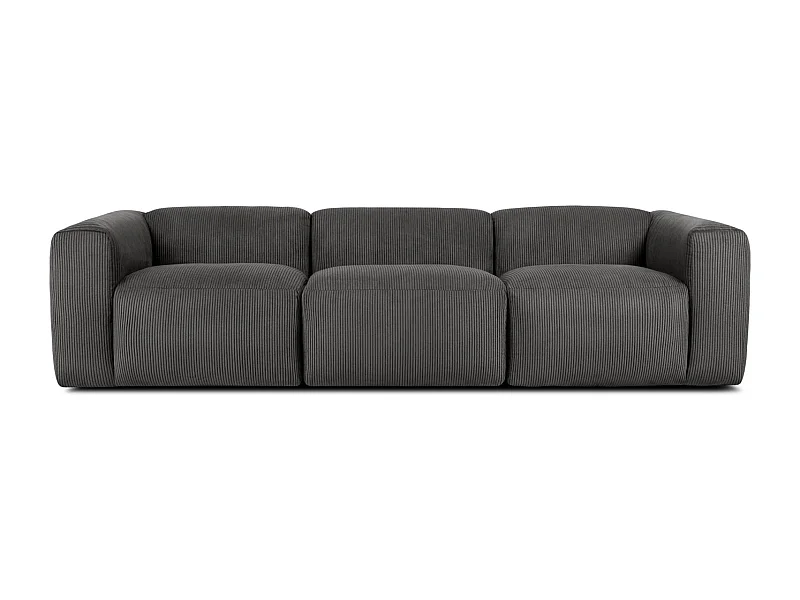 Einzelsofa - modular - 5-sitzer - Grau